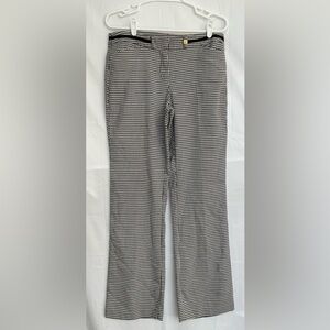 Anne Klein Black and White  Straight Leg Pants
